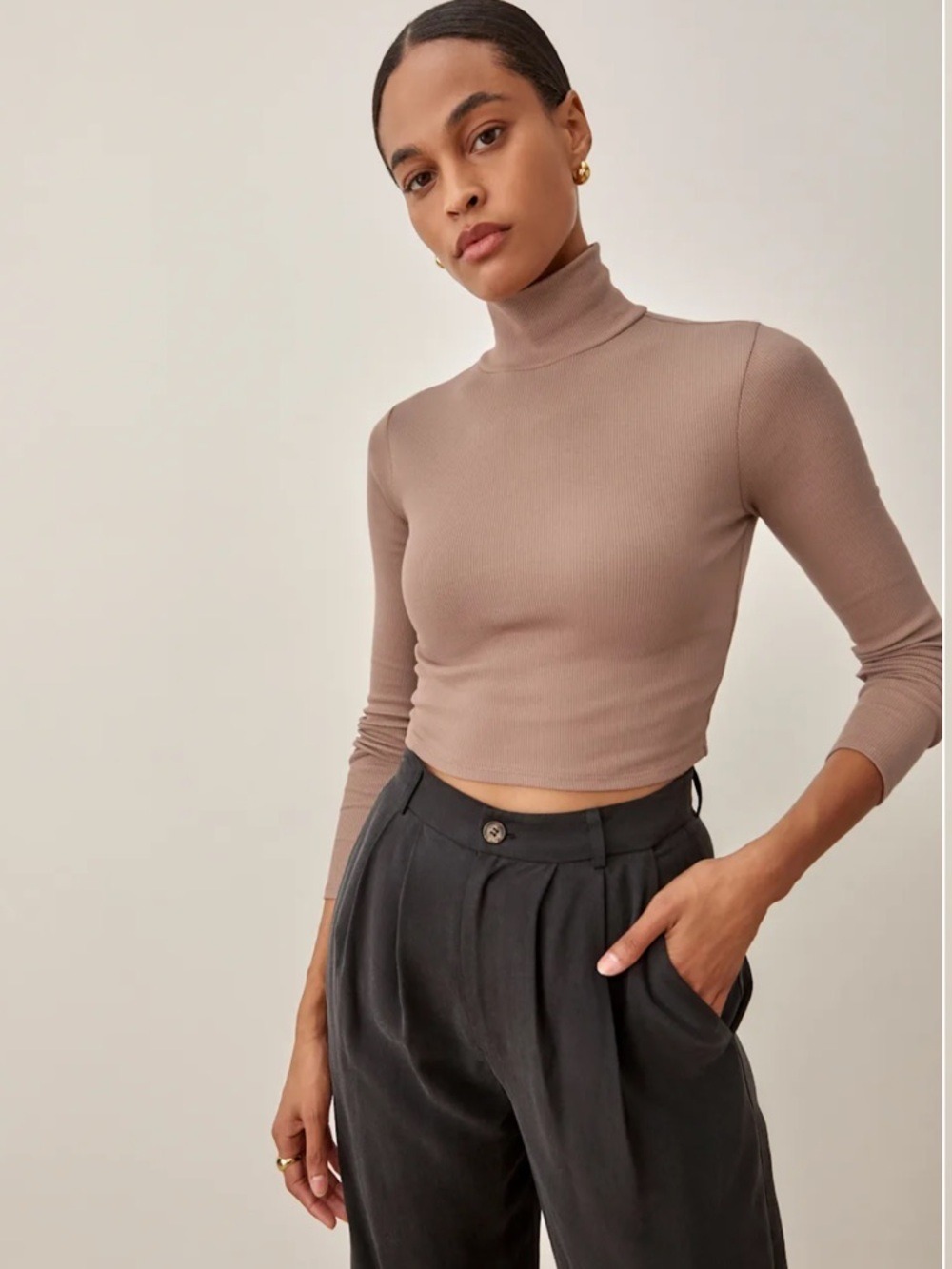 REFORMATION ‘Davy’ Ribbed Crop Top - Picture 13 of 14